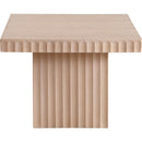  Meridian Spencer Natural Solid Wood And Oak Veneer Coffee Table IMAGE 4