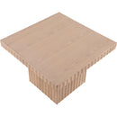 Meridian Spencer Natural Solid Wood And Oak Veneer Coffee Table IMAGE 5