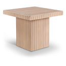  Meridian Spencer Natural Solid Wood And Oak Veneer Coffee Table IMAGE 1