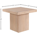  Meridian Spencer Natural Solid Wood And Oak Veneer Coffee Table IMAGE 8