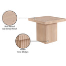  Meridian Spencer Natural Solid Wood And Oak Veneer Coffee Table IMAGE 9