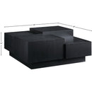  Meridian Mateo Black Oak Veneer Coffee Table IMAGE 7