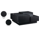  Meridian Mateo Black Oak Veneer Coffee Table IMAGE 8