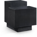  Meridian Mateo Black Oak Veneer End / Side Table IMAGE 1