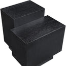  Meridian Mateo Black Oak Veneer End / Side Table IMAGE 6