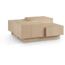  Meridian Mateo Natural Oak Veneer Coffee Table IMAGE 1