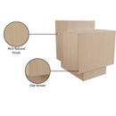  Meridian Mateo Natural Oak Veneer End / Side Table IMAGE 8