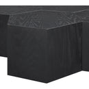  Meridian Eternal Black Oak Wood 7 pc Modular Coffee Table IMAGE 5