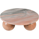  Meridian Spherical Pink Marble Coffee Table IMAGE 4