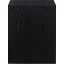  Meridian Alma Black Oak Veneer End / Side Table IMAGE 4