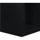  Meridian Alma Black Oak Veneer End / Side Table IMAGE 6