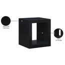  Meridian Alma Black Oak Veneer End / Side Table IMAGE 9