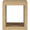  Meridian Alma Natural Oak Veneer End / Side Table IMAGE 3