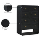  Color_Black -- Meridian Parker 4 Drawer Chest IMAGE 10