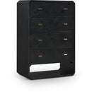  Color_Black -- Meridian Parker 4 Drawer Chest IMAGE 1