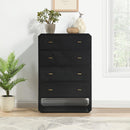  Color_Black -- Meridian Parker 4 Drawer Chest IMAGE 2