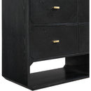  Color_Black -- Meridian Parker 4 Drawer Chest IMAGE 7