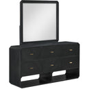 Meridian Parker Black Ash Veneer Dresser IMAGE 10