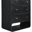  Color_Black -- Meridian Parker 6 Drawer Dresser IMAGE 7