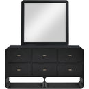  Color_Black -- Meridian Parker 6 Drawer Dresser IMAGE 9