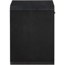  Color_Black -- Meridian Parker 1 Drawer Nightstand IMAGE 4