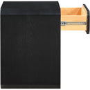  Color_Black -- Meridian Parker 1 Drawer Nightstand IMAGE 6