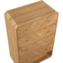  Color_Natural -- Parker Natural Ash Veneer Chest IMAGE 8