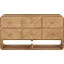  Color_Natural -- Parker Natural Ash Veneer Dresser IMAGE 3
