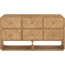 Meridian Parker Natural Ash Veneer Dresser IMAGE 3