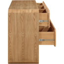  Color_Natural -- Parker Natural Ash Veneer Dresser IMAGE 6