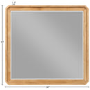  Meridian Parker Natural Ash Veneer Frame Mirror IMAGE 8