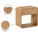  Color_Natural -- Parker Natural Ash Veneer Nightstand IMAGE 10