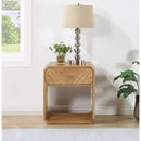  Color_Natural -- Parker Natural Ash Veneer Nightstand IMAGE 2