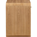  Color_Natural -- Parker Natural Ash Veneer Nightstand IMAGE 4