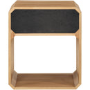  Color_Natural -- Parker Natural Ash Veneer Nightstand IMAGE 5