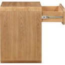  Color_Natural -- Parker Natural Ash Veneer Nightstand IMAGE 6