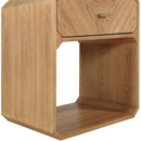  Color_Natural -- Parker Natural Ash Veneer Nightstand IMAGE 7