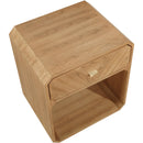  Color_Natural -- Parker Natural Ash Veneer Nightstand IMAGE 8