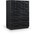 Meridian Weave Black Chest IMAGE 1