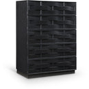 Meridian Weave Black Chest IMAGE 1
