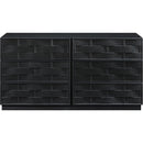  Color_Black -- Meridian Weave 6 Drawer Dresser IMAGE 3