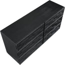  Color_Black -- Meridian Weave 6 Drawer Dresser IMAGE 7