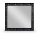  Meridian Weave Black Oak Veneer Mirror IMAGE 1