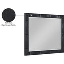  Meridian Weave Black Oak Veneer Mirror IMAGE 7