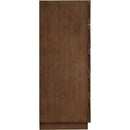  Color_Brown -- Weave Brown Oak Veneer Chest IMAGE 4
