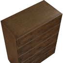  Color_Brown -- Weave Brown Oak Veneer Chest IMAGE 7