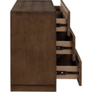  Color_Brown -- Weave Brown Oak Veneer Dresser IMAGE 6
