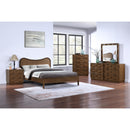  Color_Brown -- Weave Brown Oak Veneer Nightstand IMAGE 10