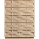  Color_Natural -- Weave Natural Oak Veneer Chest IMAGE 3