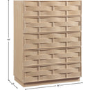  Color_Natural -- Weave Natural Oak Veneer Chest IMAGE 8